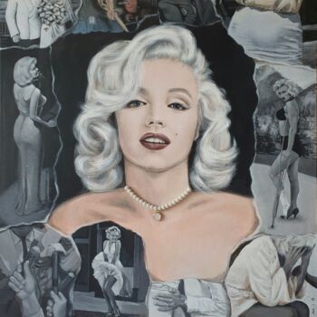 Malerei mit dem Titel "Marilyn Monroe Coll…" von Mayya Batulina, Original-Kunstwerk, Acryl