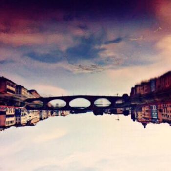 Fotografía titulada ""Arno ton reflet"©…" por Medushiva, Obra de arte original, Fotografía manipulada