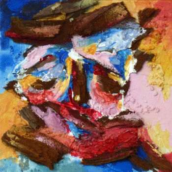 Картина под названием "Sad" - Meiling Alvarez Marquez, Подлинное произведение искусства, Акрил