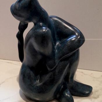 Скульптура под названием "SOUFFLE CELESTE" - Melanie Quentin, Подлинное произведение искусства, Бронза