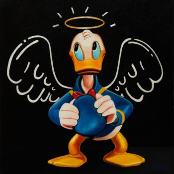 Pintura titulada "Patron of ducks" por Michael Loeb, Obra de arte original, Oleo