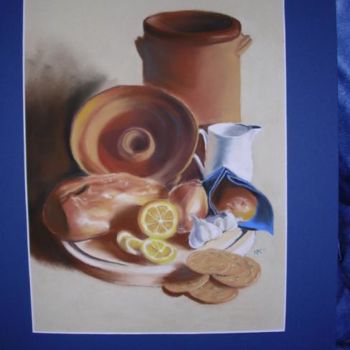 Painting titled "Nature morte" by Michago, Original Artwork