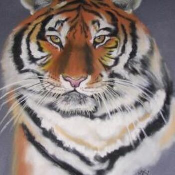 Peinture intitulée "Tigre" par Michago, Œuvre d'art originale