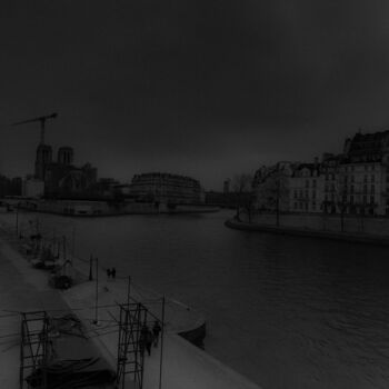 Фотография под названием "Les quais de Seine…" - Michel Babkine, Подлинное произведение искусства, Цифровая фотография