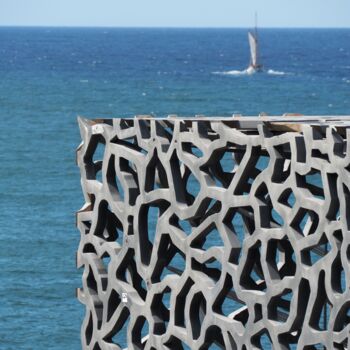 Fotografía titulada "MUCEM sur Mer" por Michel Paulin, Obra de arte original, Fotografía digital