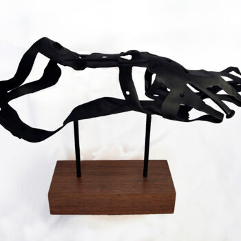 Sculpture titled "Civilization" by Michel V. Meulenert (Meulenert), Original Artwork, Metals
