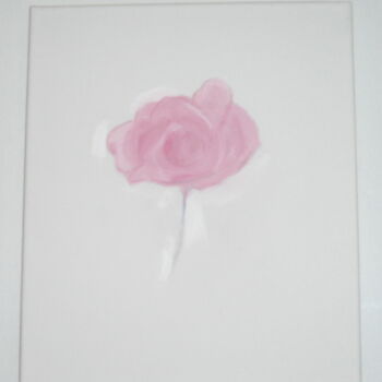 Картина под названием "The Rose" - Michela Curtis, Подлинное произведение искусства, Масло