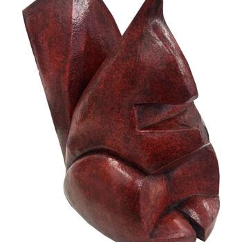 Sculpture intitulée "L’Ecureuil" par Michèle Goumain, Œuvre d'art originale, Terre cuite