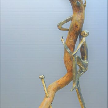 Escultura titulada "Danse dans la Forêt" por Michel Neuville, Obra de arte original, Bronce