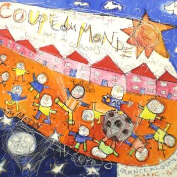 Painting titled "Coupe du monde" by Mika, Original Artwork