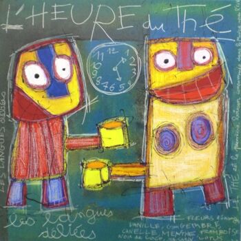 "L'heure du thé (1èr…" başlıklı Tablo Mika tarafından, Orijinal sanat