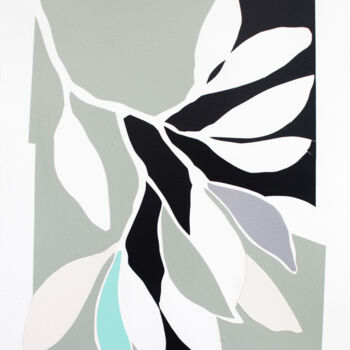 Painting titled "Foliage" by Mikael Liljander, Original Artwork, Acrylic