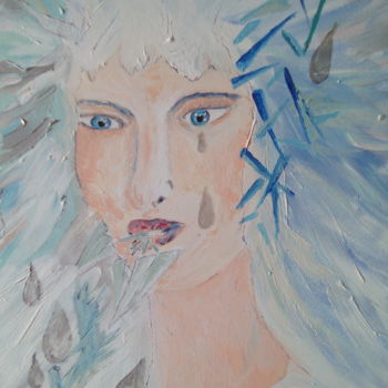 Painting titled "inverno" by Milena Aere, Original Artwork, Acrylic