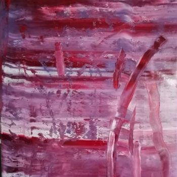 Painting titled "Abstract AB-S5-1" by Miljenko Grubesa, Original Artwork, Oil