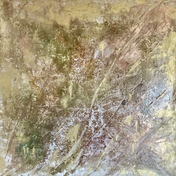 Pittura intitolato "“Fields of Gold” Go…" da Mimi Bastos Art, Opera d'arte originale, Olio Montato su Telaio per barella in…