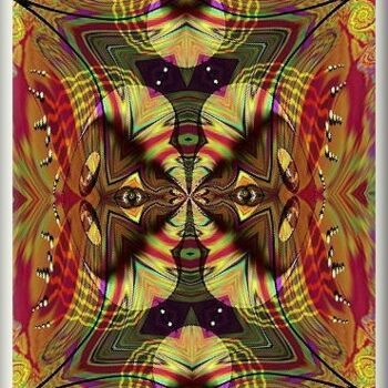 Arts numériques intitulée "Les yeux du papillon" par Mimia Lichani, Œuvre d'art originale