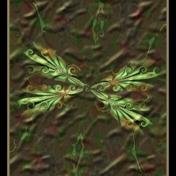 Digitale Kunst mit dem Titel "Papillon." von Mimia Lichani, Original-Kunstwerk