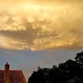 Photographie intitulée "entre ciel et terre…" par Miodrag Aubertin, Œuvre d'art originale