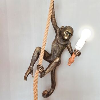 제목이 ""Monkey lamp", "Mon…"인 조형물 Miraga Shahbazov로, 원작, 플라스틱