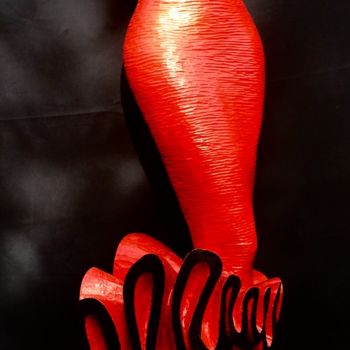 Sculpture intitulée "Flamenco 2" par Mirèo, Œuvre d'art originale