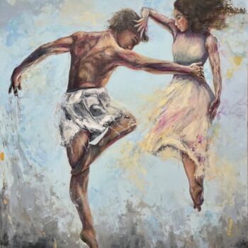 绘画 标题为“Roman dance” 由Miri Baruch, 原创艺术品, 丙烯