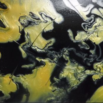 Pittura intitolato "Salamandre" da Mitty, Opera d'arte originale, Acrilico