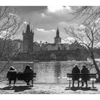 Photographie intitulée "Love in Praha" par Michaël B. (mkb_9t), Œuvre d'art originale, Photographie numérique