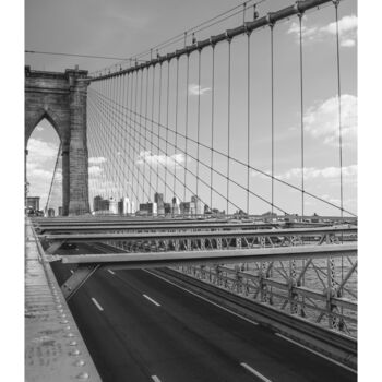 Фотография под названием "Brooklyn Bridge #1" - Michaël B. (mkb_9t), Подлинное произведение искусства, Цифровая фотография