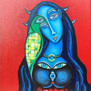 "Hel -the goddess of…" başlıklı Tablo Modern Art tarafından, Orijinal sanat, Petrol