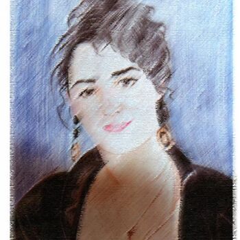 Drawing titled "Portrait_4" by Mohamed Moussanef, Original Artwork