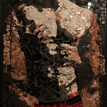 "ADONE" başlıklı Heykel Monica Berra (Monique) tarafından, Orijinal sanat, Mozaik