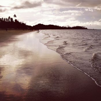 Photographie intitulée "Un soir sur la Terre" par Monique Anna Michel, Œuvre d'art originale, Photographie non manipulée