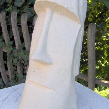 Sculpture intitulée "Ahu akiwi" par Pascal Jean Léon Cozler, Œuvre d'art originale