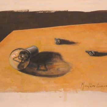 Картина под названием "lamparita" - Matías Montero Lacasa, Подлинное произведение искусства
