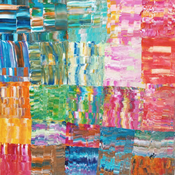 "Mixed colours" başlıklı Tablo Montse Barberà Pujol tarafından, Orijinal sanat, Akrilik