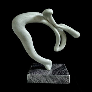 Sculpture titled "una vida" by Moris Bosa, Original Artwork, Stone