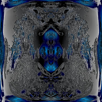 Digital Arts titled "Abstract artefact 7" by Pascal Moulin, Original Artwork, 2D Digital Work
