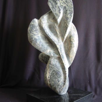 雕塑 标题为“SWIRLING” 由Marie-Pierre Philippe-Lohézic (MPPL-ART), 原创艺术品, 石