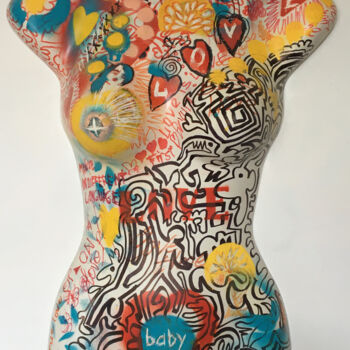 "Best baby" başlıklı Tablo Mr. Salty tarafından, Orijinal sanat, Sprey boya