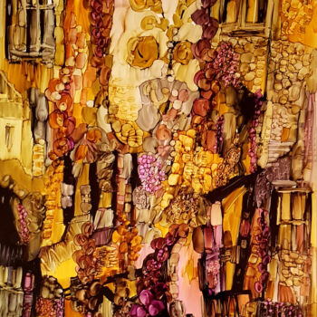 绘画 标题为“Des arbres à histoi…” 由Muriel Cayet, 原创艺术品