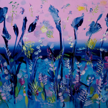 "Rêve de dunes" başlıklı Tablo Muriel Cayet tarafından, Orijinal sanat, Akrilik