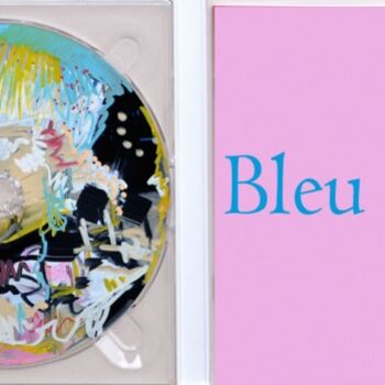 Peinture intitulée "Bleu d'été" par Muriel Cayet, Œuvre d'art originale