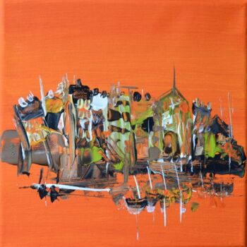 "Havre orange" başlıklı Tablo Muriel Cayet tarafından, Orijinal sanat