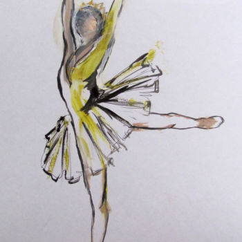 Painting titled "Ballet Queen Dance…" by Dmitri Matkovsky, Original Artwork, Oil
