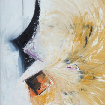Painting titled "Yellow wind" by Dmitri Matkovsky, Original Artwork, Oil