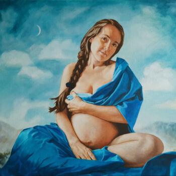 Painting titled "Beloved" by Mykola Koidan, Original Artwork, Oil