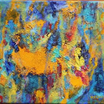Painting titled "Les Abysses" by Myriam Thomas, Original Artwork