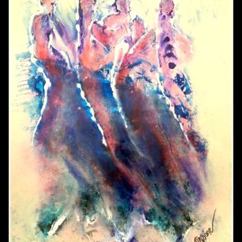 Painting titled "les-quatre.jpg" by Mysane, Original Artwork, Other