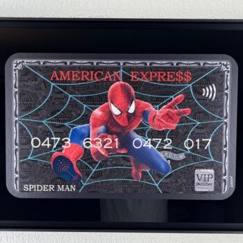 绘画 标题为“Amex spiderman” 由N Nathan, 原创艺术品, 数字油画