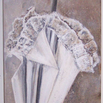 Картина под названием "ombrelle" - Nadine Coffinier, Подлинное произведение искусства, Акрил